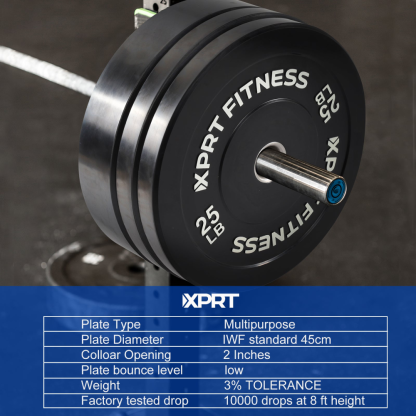 Olympic Rubber Bumper Plates High-Quality Weightlifting Plates for Olympic Bars