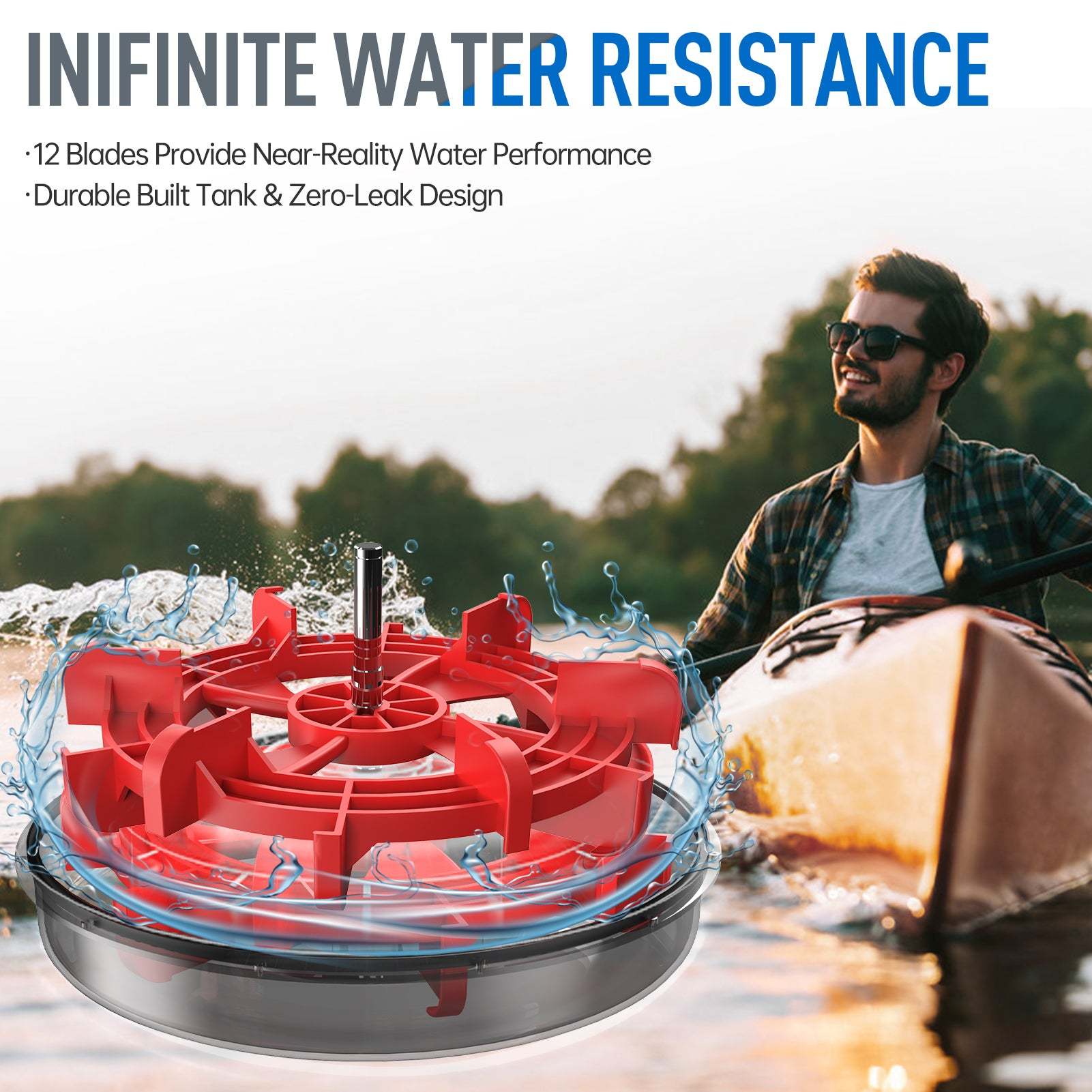 Foldable Water Rowing Machine for Home Use, 300 Lbs Weight Capacity with Bluetooth Function MR23, Postpartum Use is also Very Safe-Trainnox