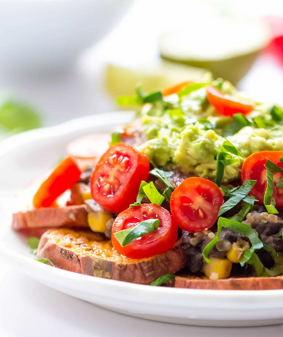 Sweet Potato Quinoa Nachos