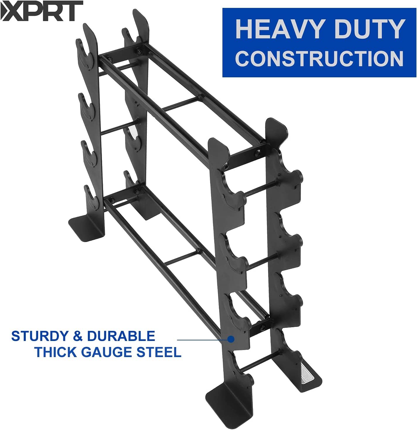 Dumbbell Rack Stand Only for Home Gym Weight Rack for Dumbbells-Trainnox