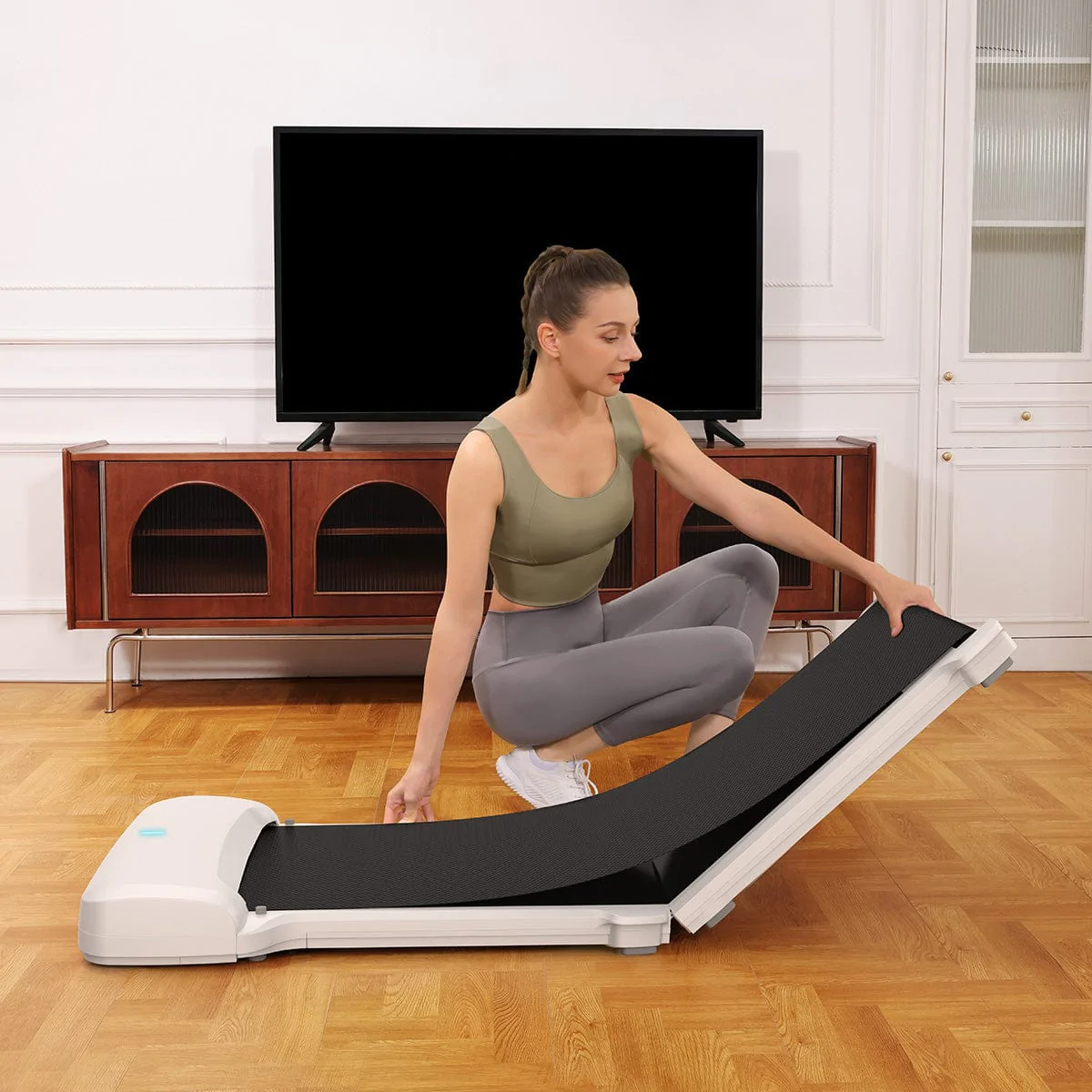 Under Desk Treadmill Mini Foldable Installation-Free Walking Machine, C1-Trainnox