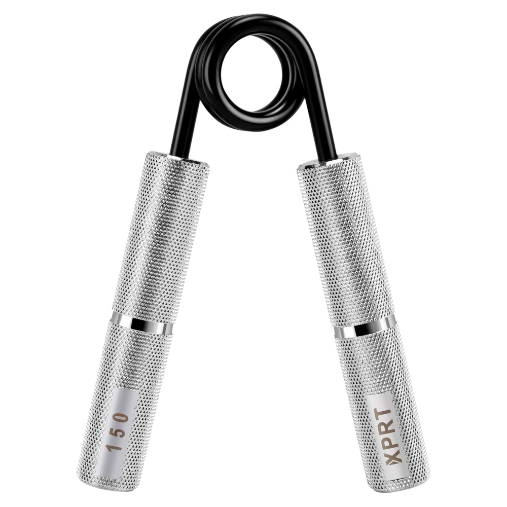 Hand Exercise Equipment Metal Grip Strengthener Wrist and Forearm Exerciser Power Gripper 150lb-Trainnox