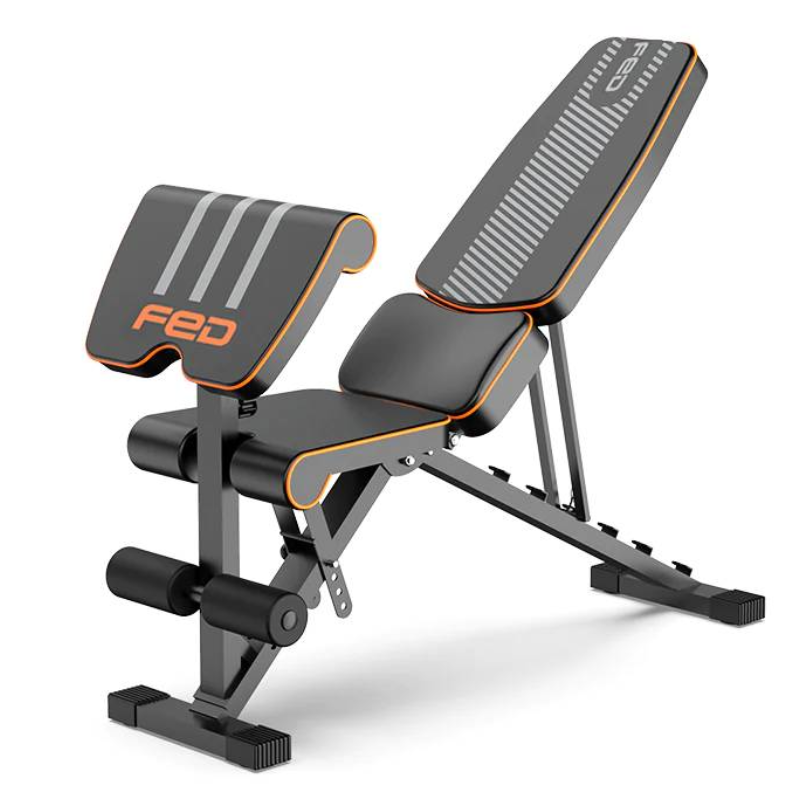 Adjustable Preacher Curl Weight Bench - Ultimate Full Body Workout Solution-Trainnox