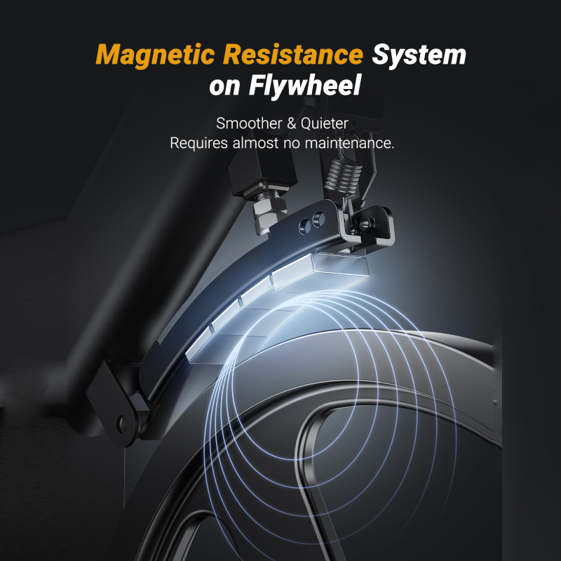 Indoor Cycling Bike for Home with Magnetic Resistance, Bluetooth Stationary Bike, iPad Holder, MR-667-Trainnox