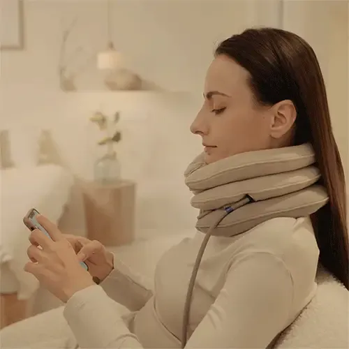 MOENMEDIC Inflatable Cervical Traction device with Head Support