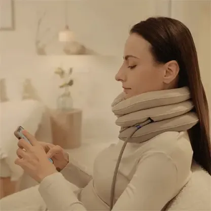 MOENMEDIC Inflatable Cervical Traction device with Head Support