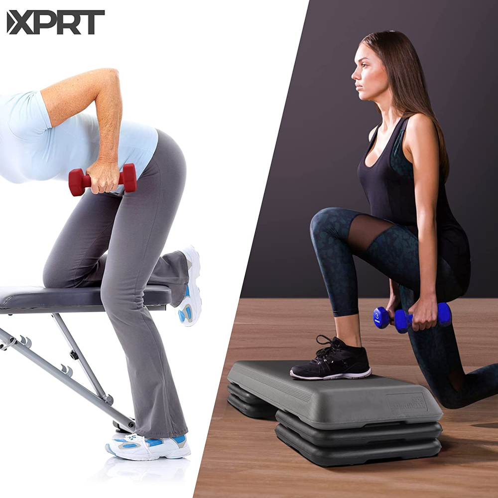 32 lb. Neoprene Dumbbell Set with Rack-Trainnox