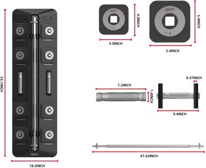 Adjustable Dumbbells Barbell Set with Rack for Home Office, 4-22.8 lbs, 1 Pair / 1 Set / 2 in 1-Trainnox