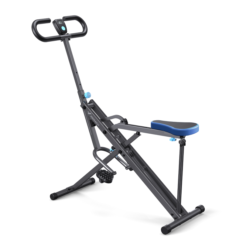 2 in 1 Squat Rowing Machine, Easy Setup & Foldable Exercise Equipment, R07-Trainnox