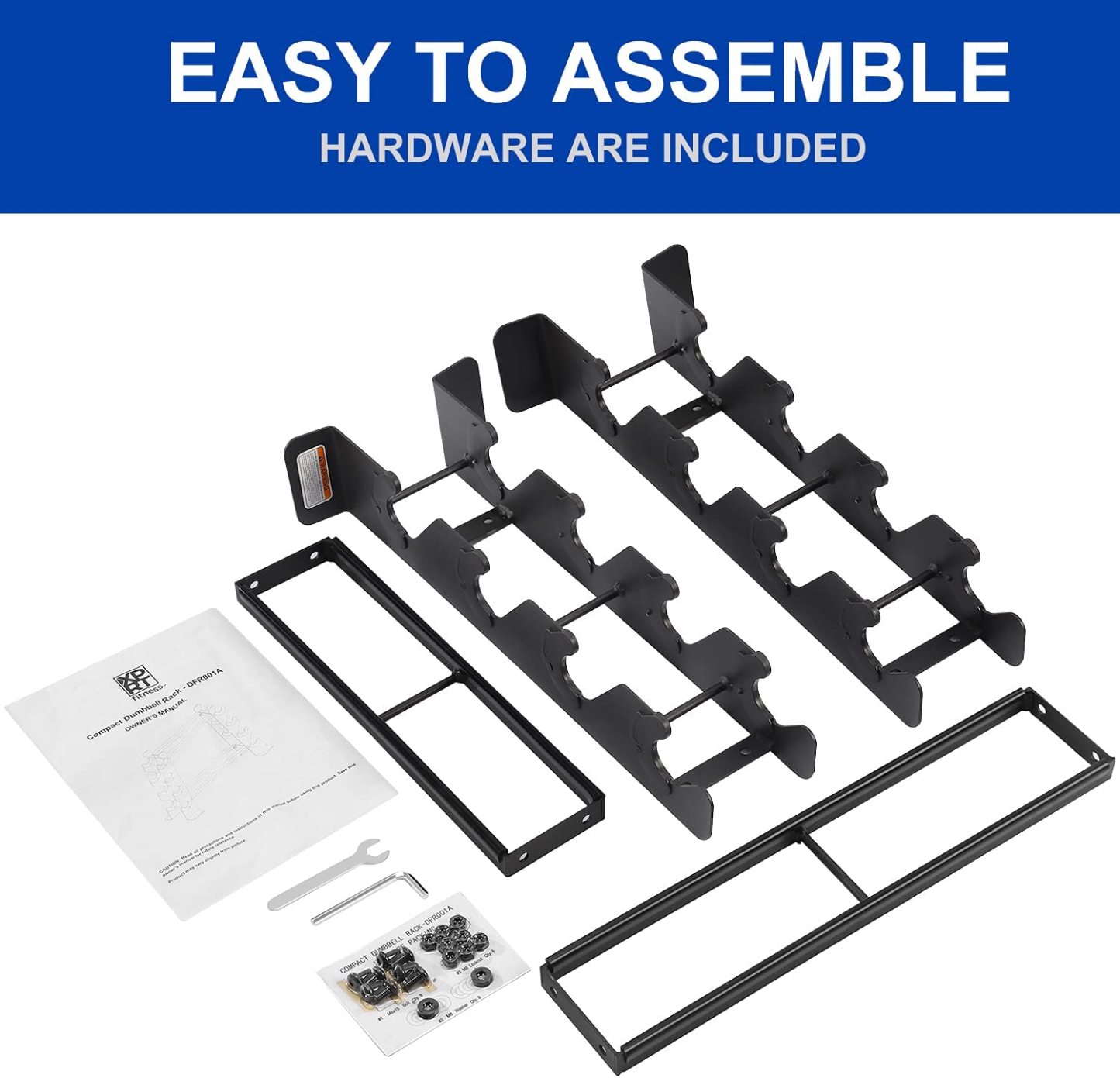 Dumbbell Rack Stand Only for Home Gym Weight Rack for Dumbbells-Trainnox