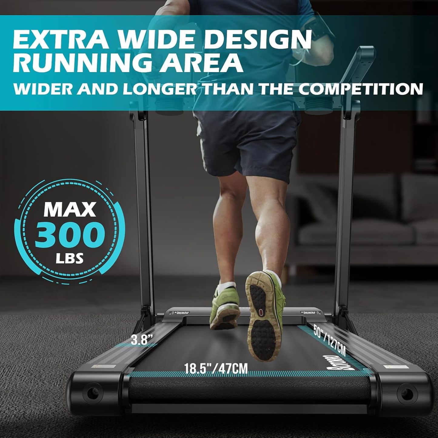Treadmill with incline BOTORRO R5PRO Foldable Treadmill with auto incline 12 Levels