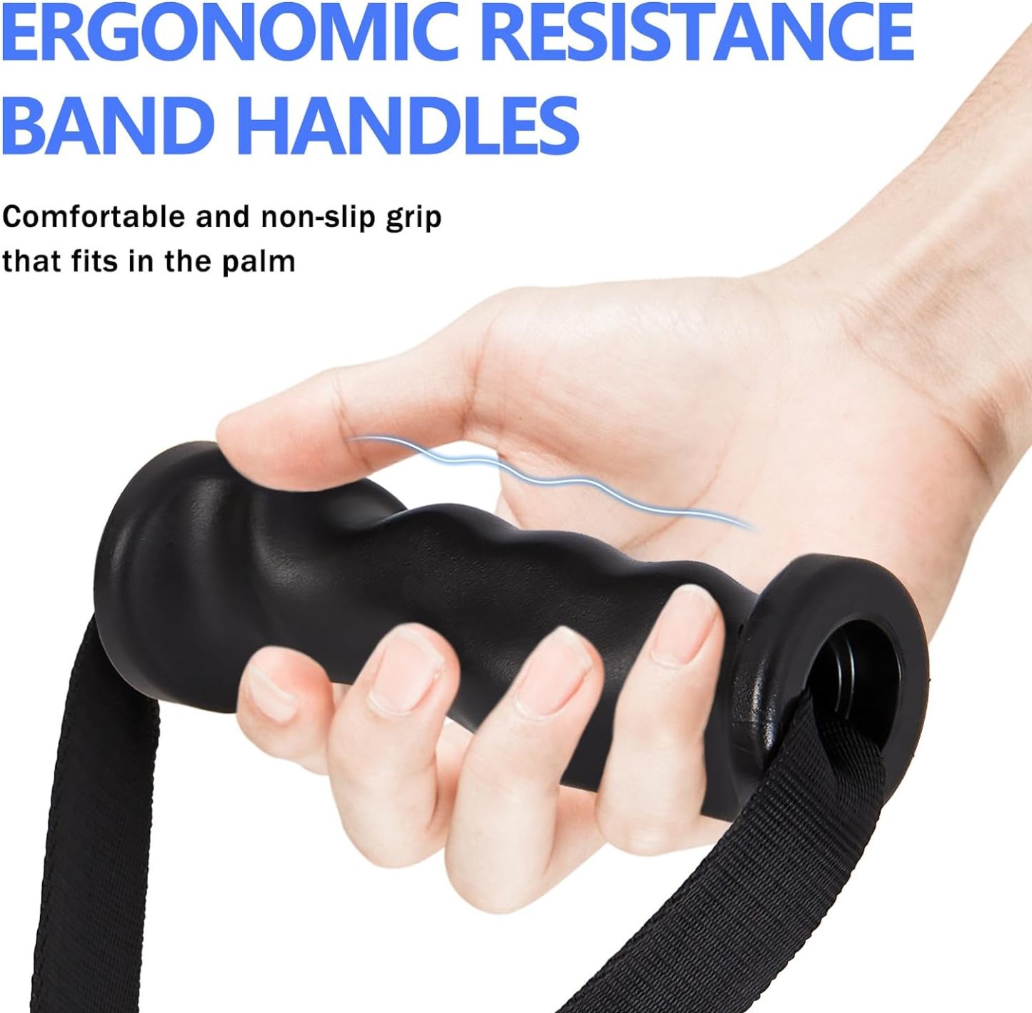 Ergonomic Cable Machine Handles for Yoga, Pilates, Strength Training - Ideal Resistance Bands Grips
