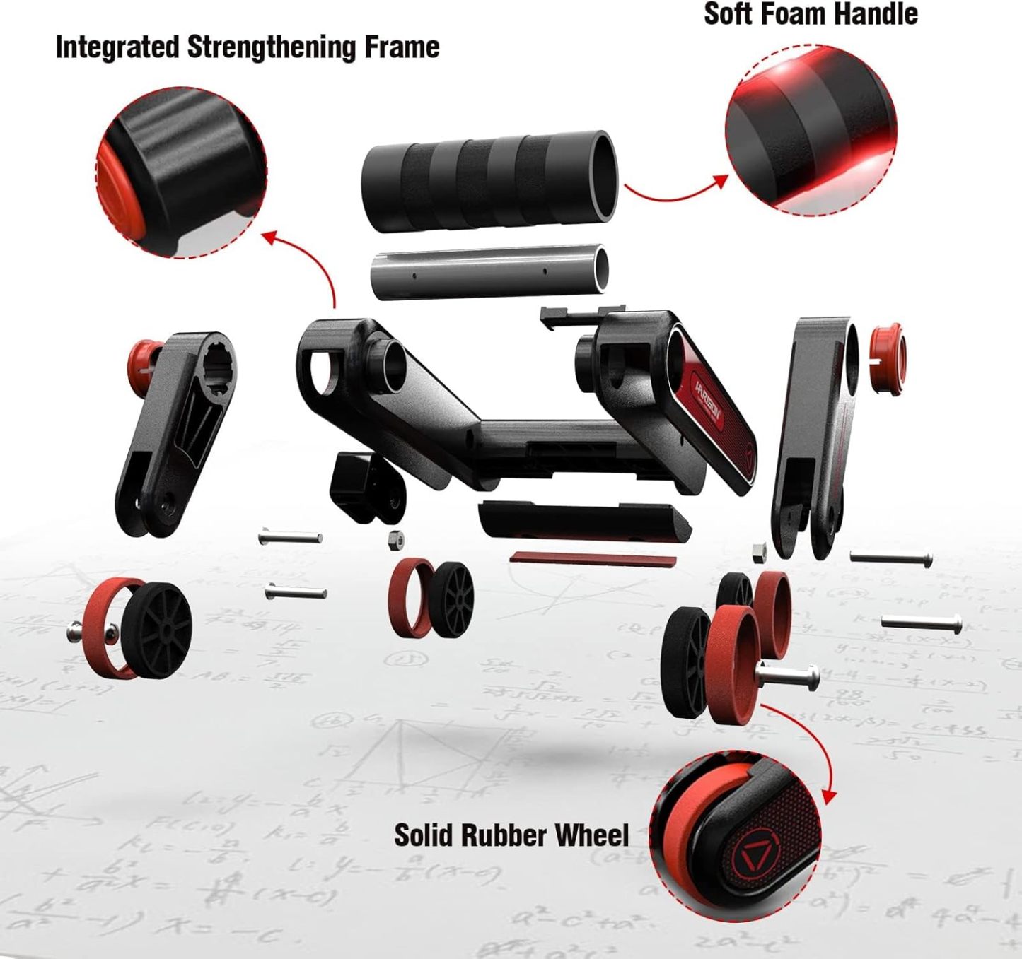 HARISON Ab Roller Wheel for Core Workout HR-415 Ab Roller (1 Set)