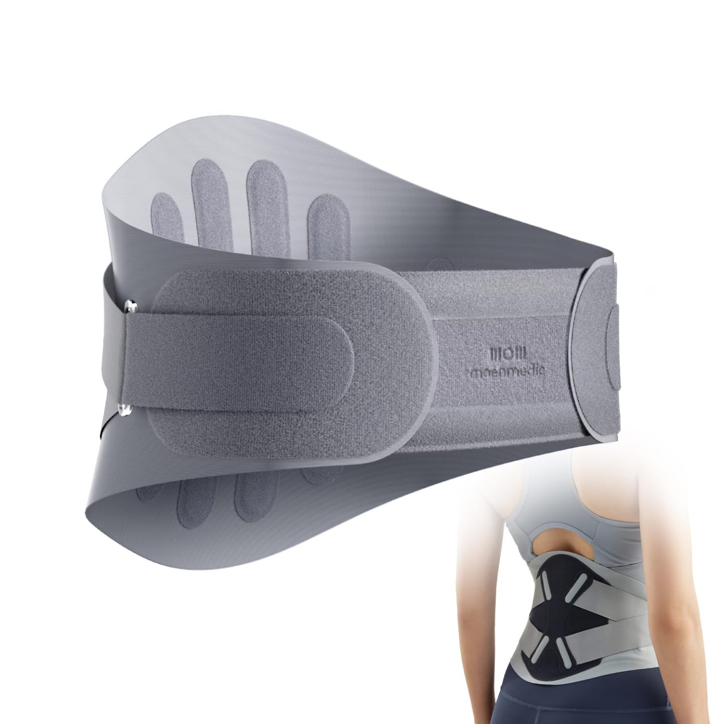 MOENMEDIC X-shaped thin and lightweight lumbar support back brace