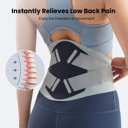MOENMEDIC X-shaped thin and lightweight lumbar support back brace
