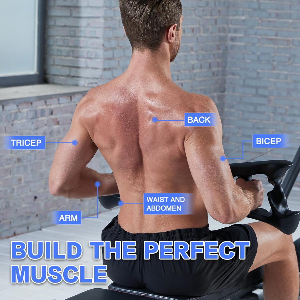LAT Pull Down Bar with Ergonomic Grips Bicep Tricep Pushdown Cable Attachment for Gym Muscle Exercise Strength Training LAT Pulldown Accessories