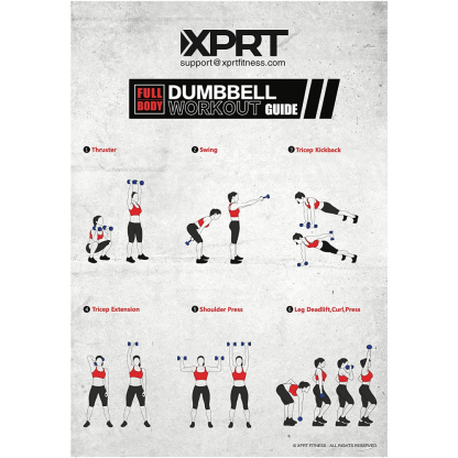 32 lb. Neoprene Dumbbell Set with Rack-Trainnox