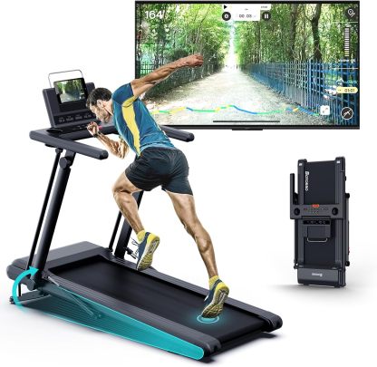 Treadmill with incline BOTORRO R5PRO Foldable Treadmill with auto incline 12 Levels