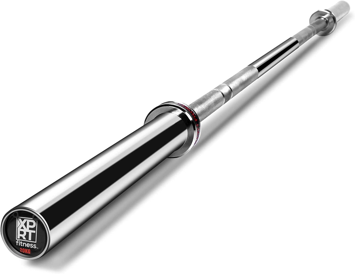 Olympic Bar for Weightlifting and Power Lifting Barbell, 1000-Pound, 20 KG 7 Feet Chrome Barbell 86''-Trainnox