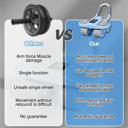 HXD-ERGO -Ab Wheel Flat Support Belly Roll