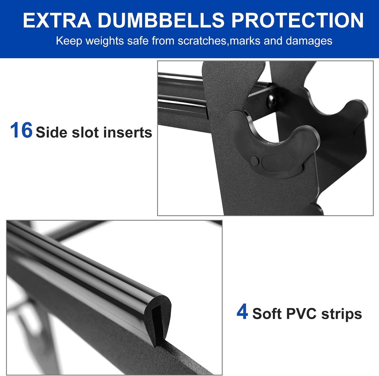 Dumbbell Rack Stand Only for Home Gym Weight Rack for Dumbbells-Trainnox