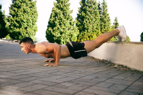 Staggered Hand Push-Ups