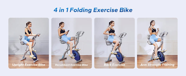 4 in 1 Folding Exercise Bike