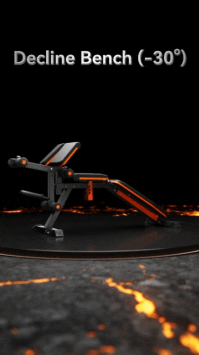 DAV adjustable home gym bench