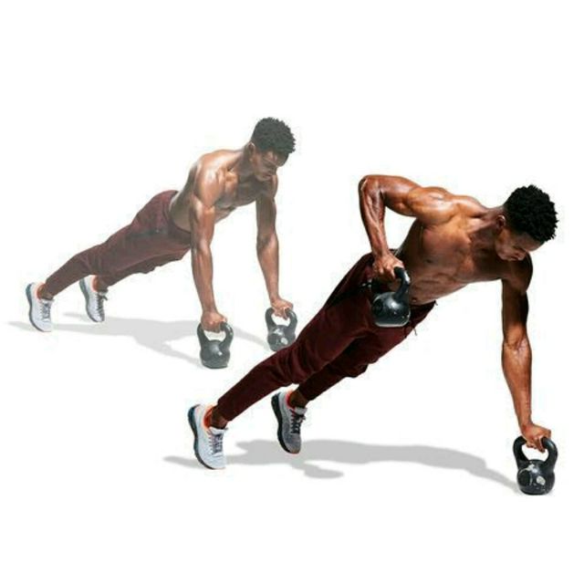 Kettlebell Renegade Row