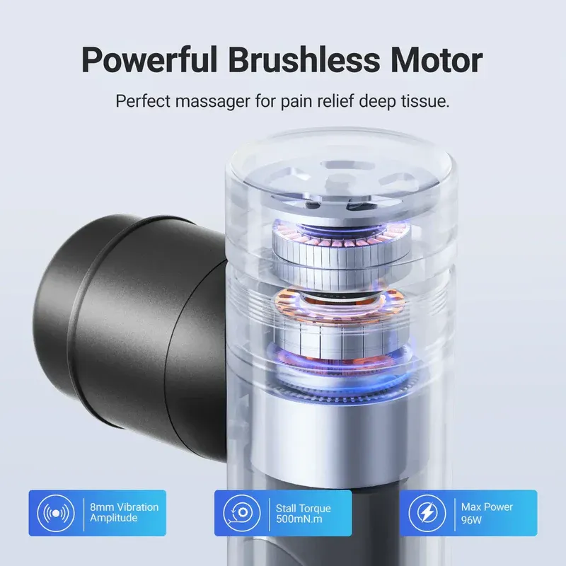 Portable Hand-Held Muscle Massage Gun