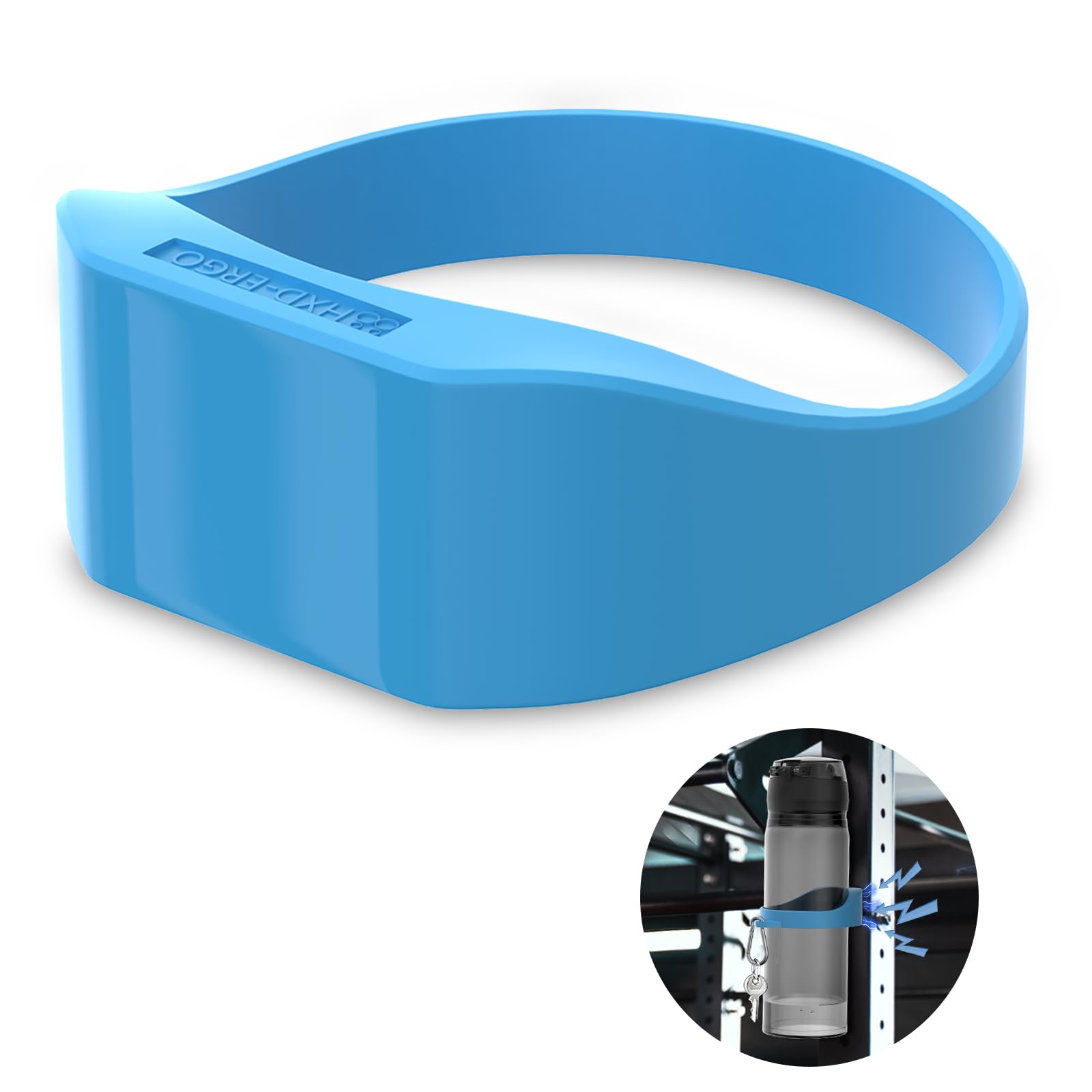 Magnetic Silicone Water Bottle Holder - Gym & Outdoor Sports Bottle Ri