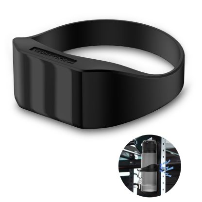 Magnetic Silicone Water Bottle Holder - Gym & Outdoor Sports Bottle Ring with Carabiner