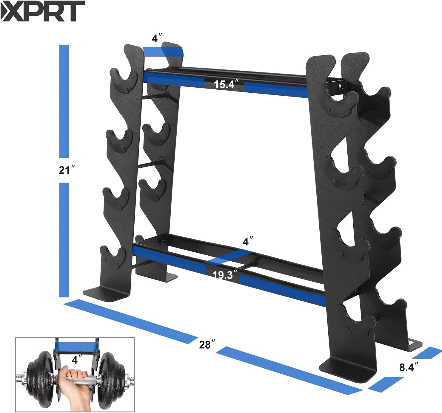 Xprt fitness 150 lb dumbbell set hot sale