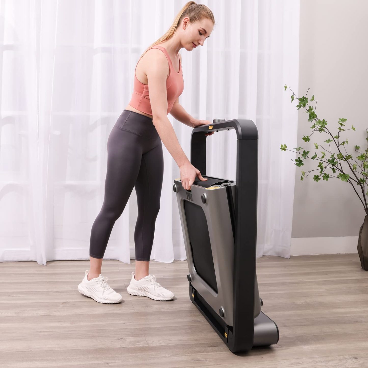 Foldable WalkingPad X21 Easy Assembly Smart Double Walking and Running Machine Support NFC LED Display, Postpartum Use is also Very Safe-Trainnox