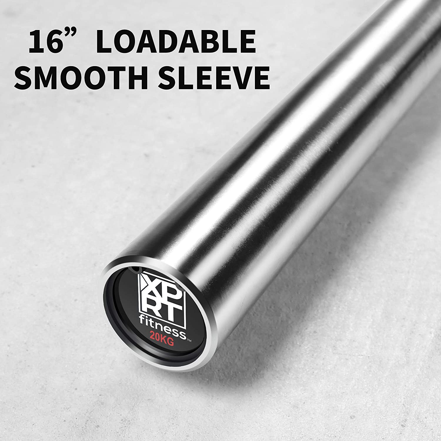 Olympic Bar for Weightlifting and Power Lifting Barbell, 1000-Pound, 20 KG 7 Feet Chrome Barbell 86''-Trainnox