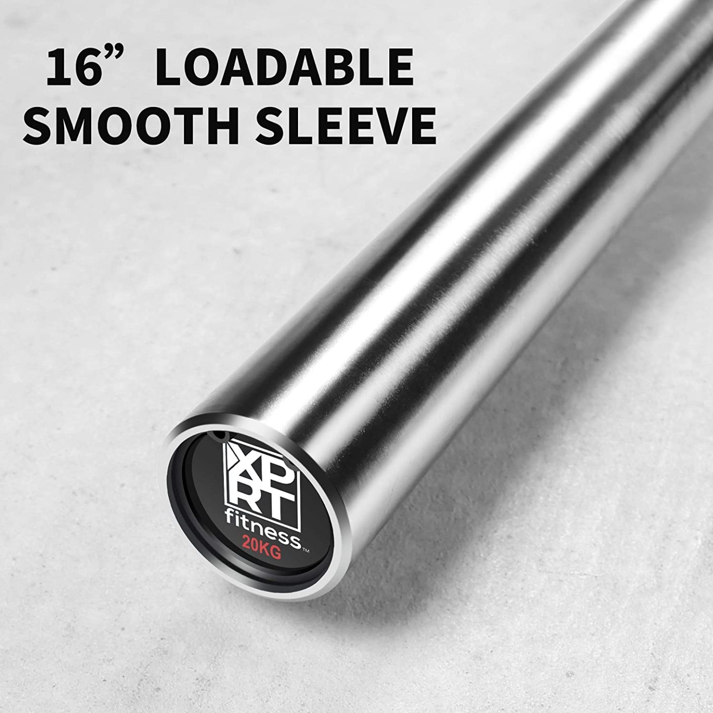 Olympic Bar for Weightlifting and Power Lifting Barbell, 1000-Pound, 20 KG 7 Feet Chrome Barbell 86''-Trainnox