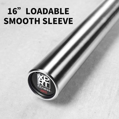 Olympic Bar for Weightlifting and Power Lifting Barbell, 1000-Pound, 20 KG 7 Feet Chrome Barbell 86''-Trainnox