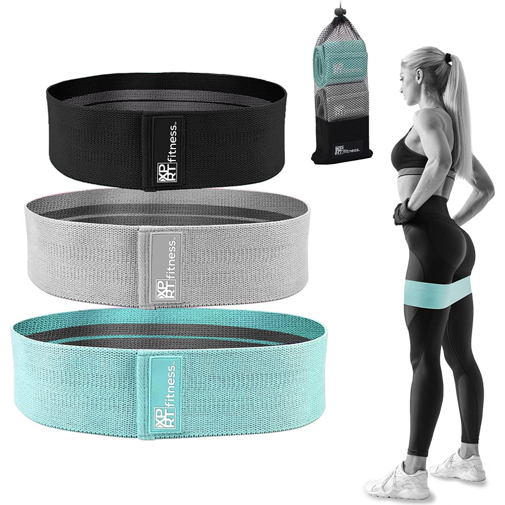 Resistance Bands Set of 3 for Booty Butt Hip-Trainnox