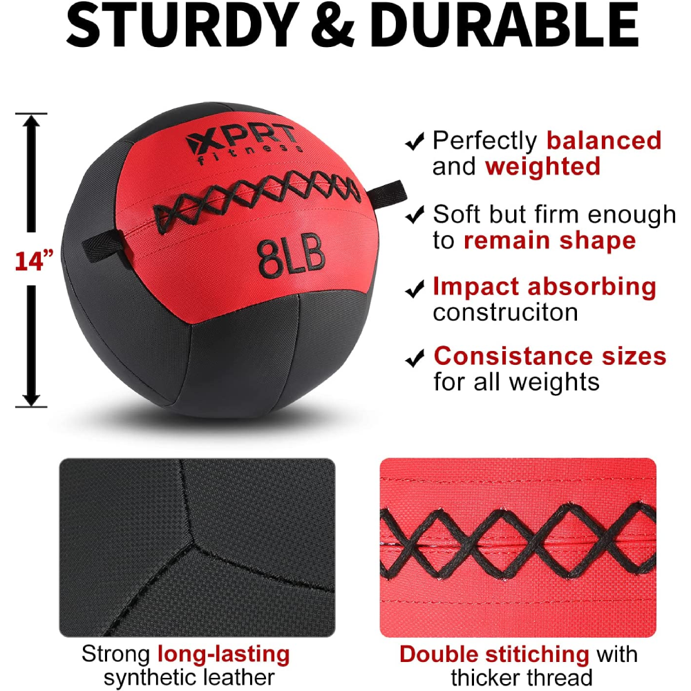 Soft Wall/Medicine Ball Core Strength and Conditioning Muscle Building Core Exercise-Trainnox