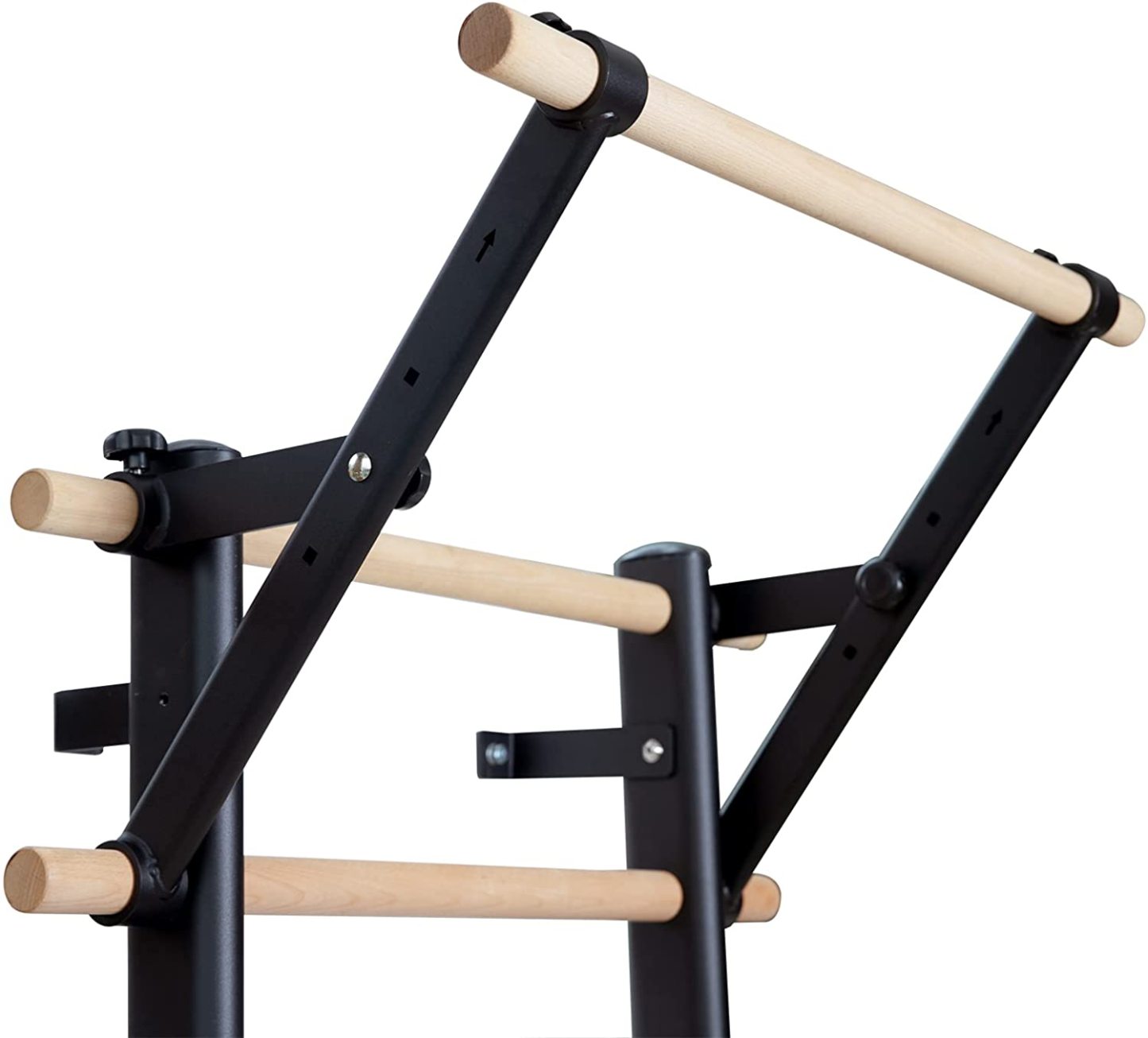 Swedish Ladder Wood Suspension Trainer with 9 Rods for Home Gym Workouts-Trainnox