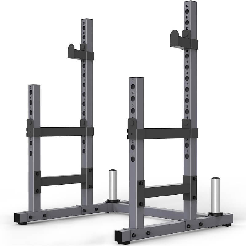 Squat Rack for Home Gym with Max Load 1800 lbs for Bumpers and 600 lbs for J Hooks (Model:SR30)-Trainnox
