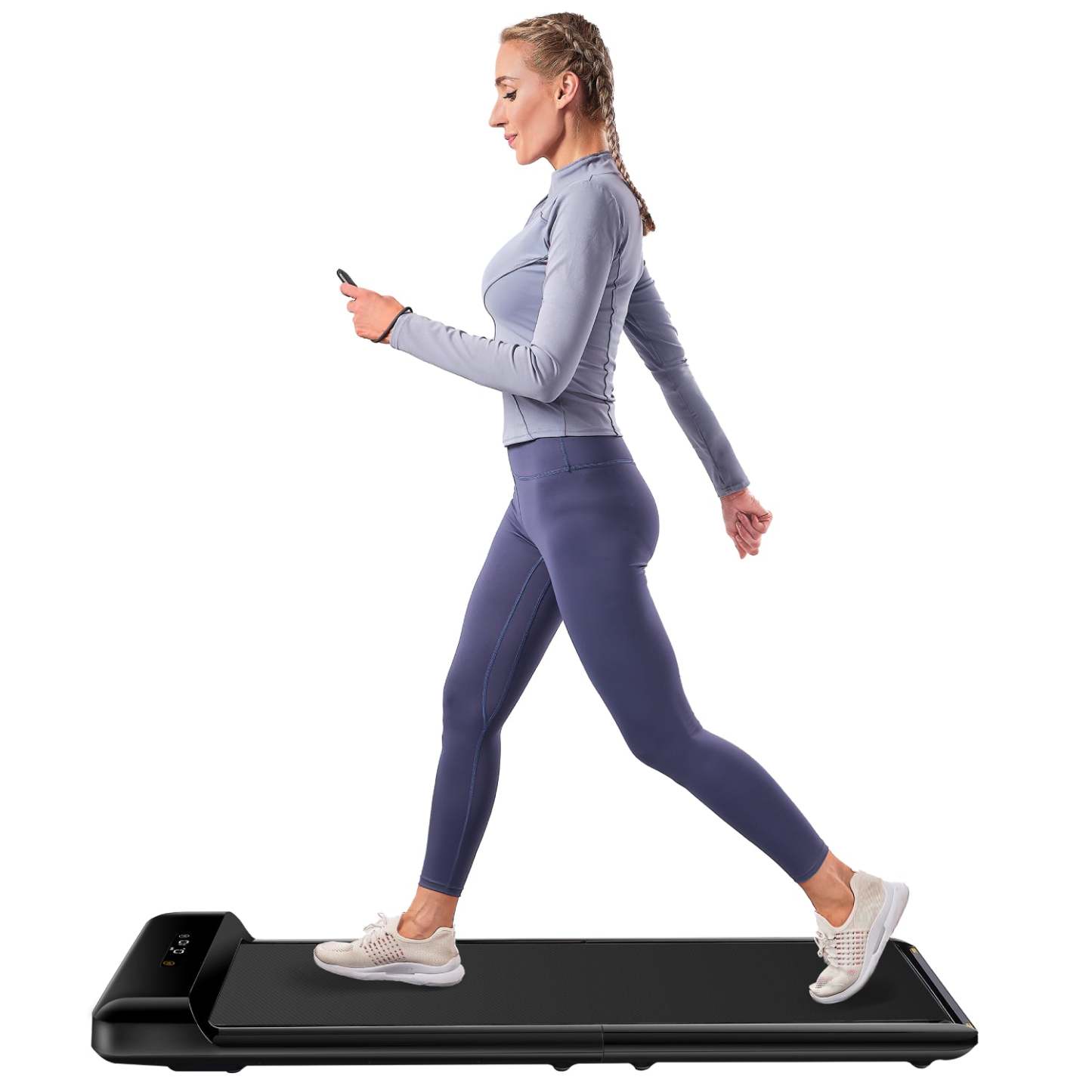 Mini Foldable Walking Treadmill for Home Office 0.5-6KM/H, Installation-Free C2, Postpartum Use is also Very Safe-Trainnox