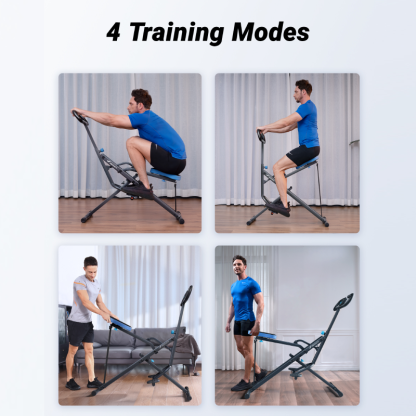 2 in 1 Squat Rowing Machine, Easy Setup & Foldable Exercise Equipment, R07-Trainnox