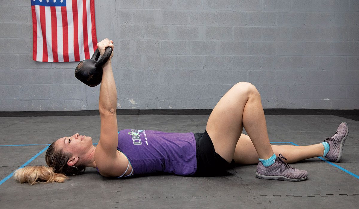 Kettlebell Floor Press
