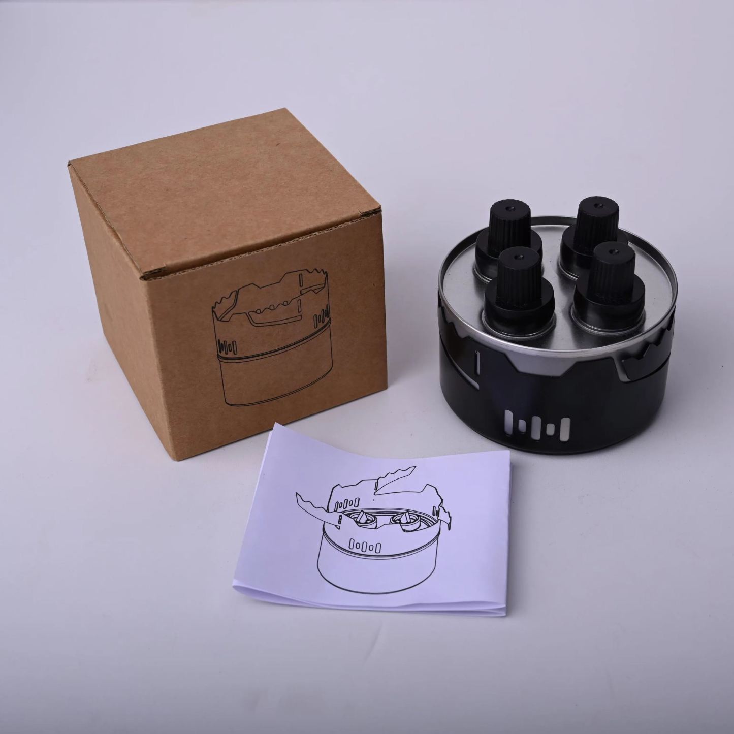 Portable Mineral Oil Canister Burner