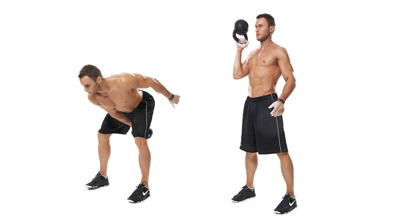 Kettlebell Bottoms-up Clean Forearm