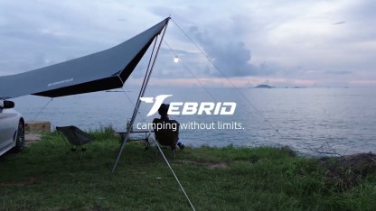 C1 Vacuum Adsorption Portable  Car Awning, Camping  Car Tail Tent Waterproof Shed