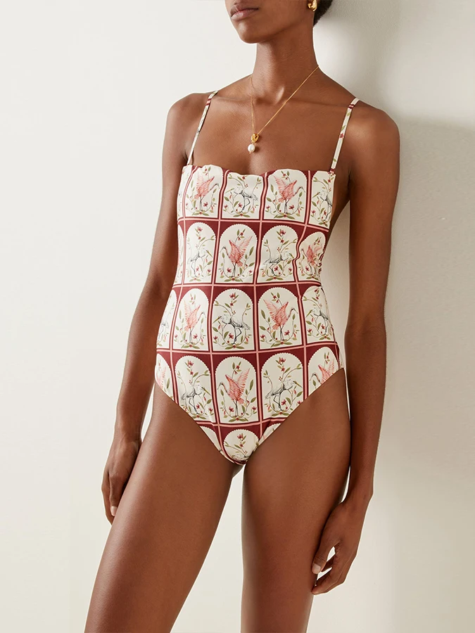  One-Piece Swimsuit and Cover Up Sexy Backless Swimwear For Women Beach Outfits Bathing Suit Beachwear-Zieline