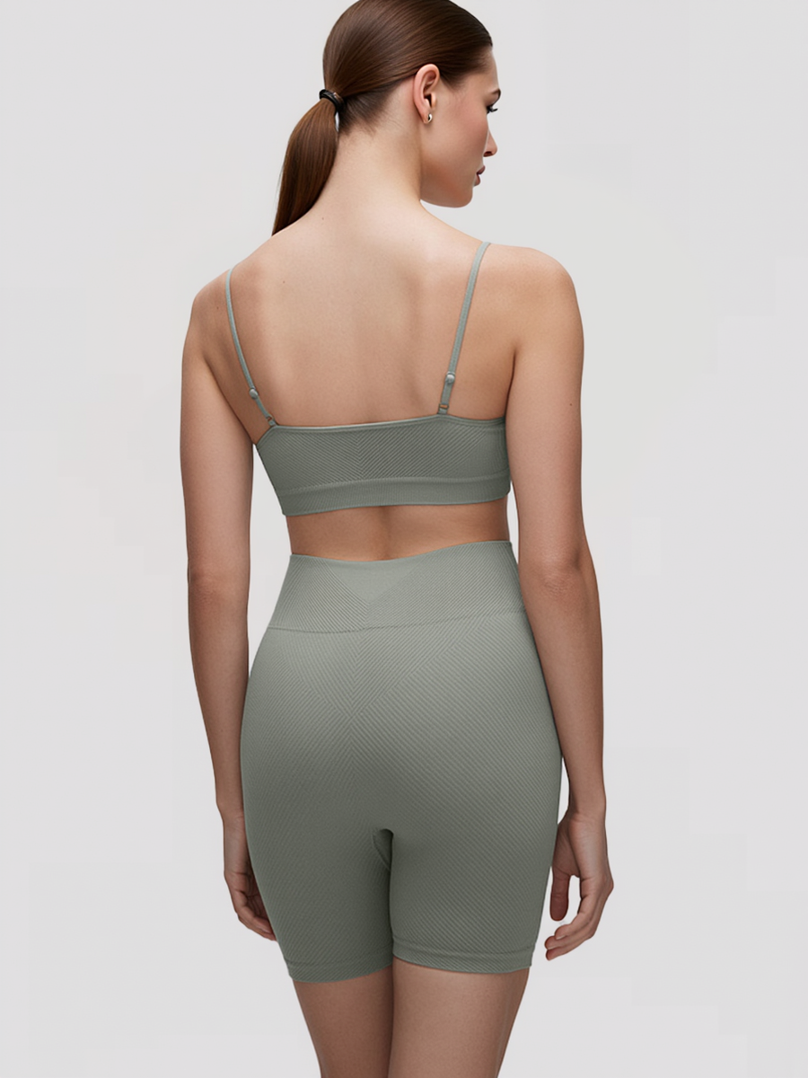 Seamless High-Waist Ribbed Favorite Biker Short