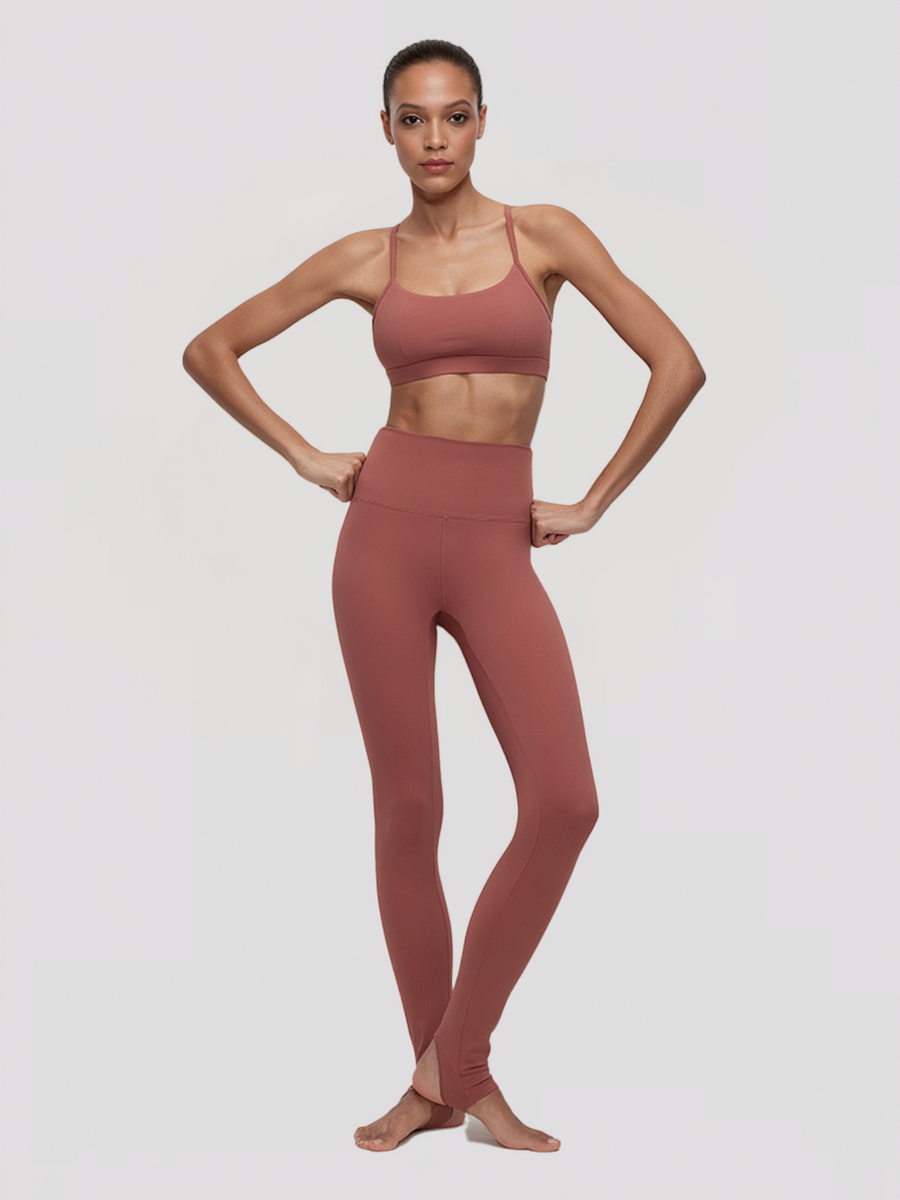 Basic Nylon High Rise Leggings